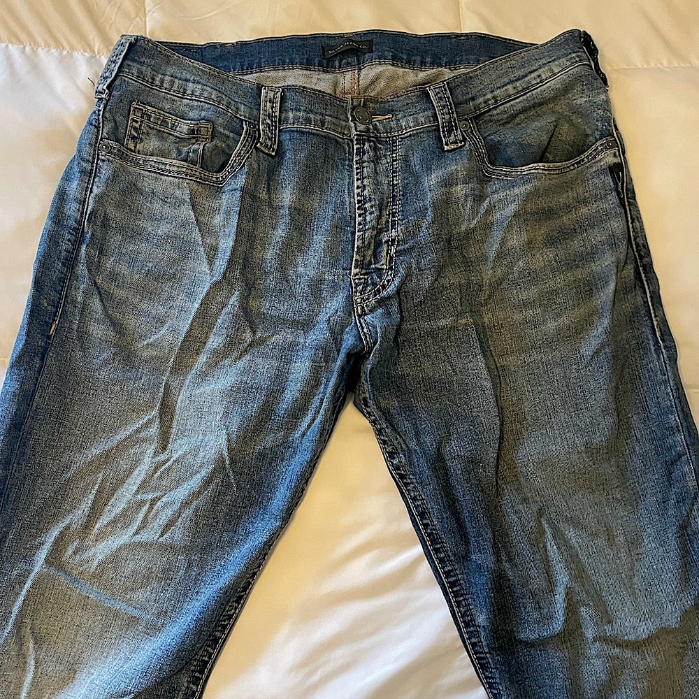 Silver Jeans Men's 34x32 Zac Denim Bootcut Western Glove Works Stretch